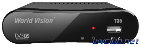  Цифровой эфирный DVB-T2 приемник World Vision T35